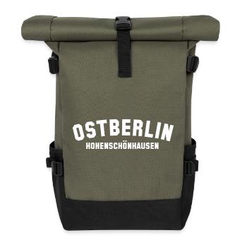 HOHENSCHÖNHAUSEN, Berlin - Sac à dos roll top - olive/noir - Devant
