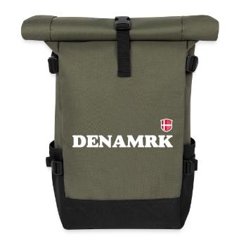 Dänemark - Rolltop Rucksack - Olive/Schwarz - Vorne