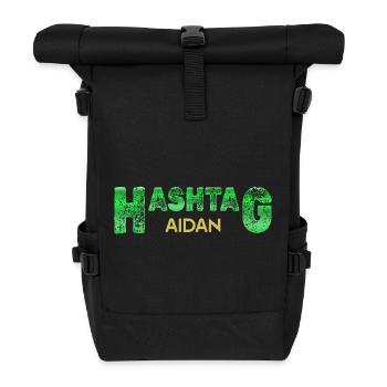 Cadeau pour Aidan - Sac à dos roll top - noir - Devant