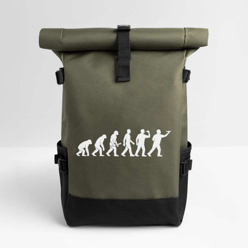 Evolution der Technik Rolltop Rucksack