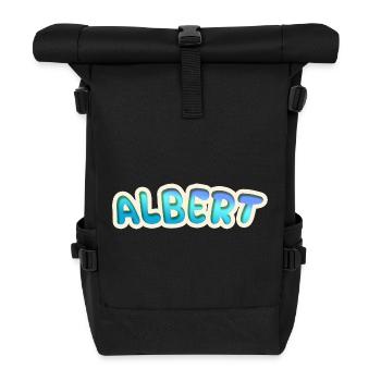 Albert als Beruf - Rolltop Rucksack - Schwarz - Vorne