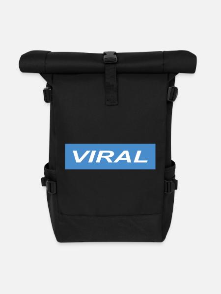 VIRAL - Rolltop Rucksack - Schwarz