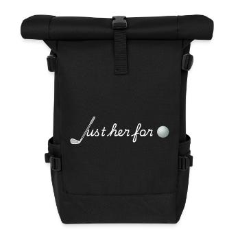 Just Her for Golf - Roll Top Backpack - black - Front