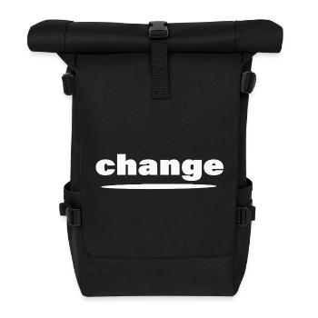 CHANGE - Rolltop Rucksack - Schwarz - Vorne
