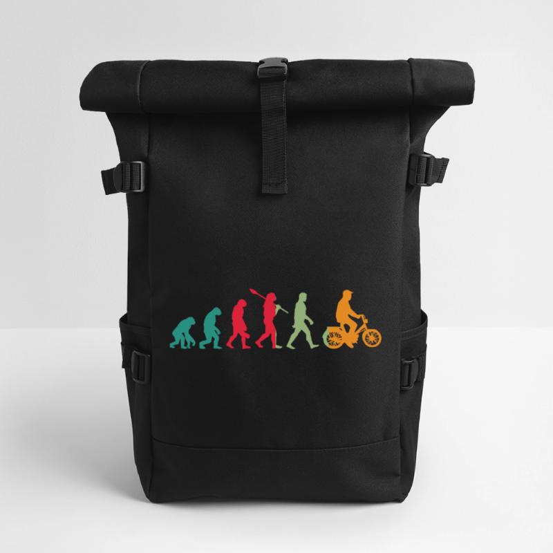 Mofa Evolution Mobylette Sac à dos roll top