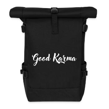 Good_Karma - Rolltop Rucksack - Schwarz - Vorne