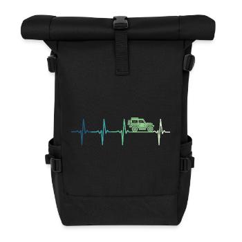 Off Road 4x4 Offroad Off-Road Vehicle - Roll Top Backpack - black - Front