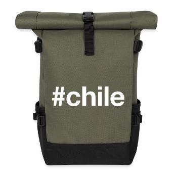 CHILE Hashtag - Rolltop Rucksack - Olive/Schwarz - Vorne