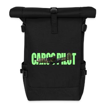 Cargo pilot C-160 - Rolltop Rucksack - Schwarz - Vorne