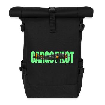 Cargo pilot Ju-52 - Roll Top Backpack - black - Front