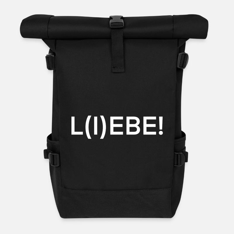 L(i)ebe - Roll Top Backpack - black