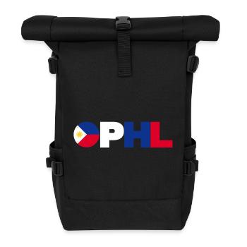 Philippines - Roll Top Backpack - black - Front