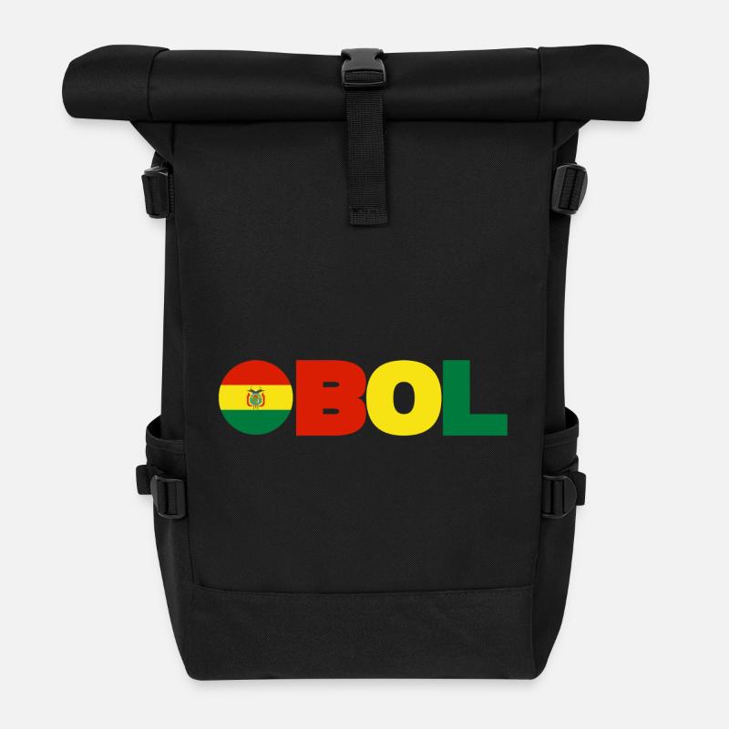 Bolivie - Sac à dos roll top - noir