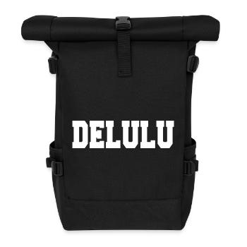 Delulu - Sac à dos roll top - noir - Devant