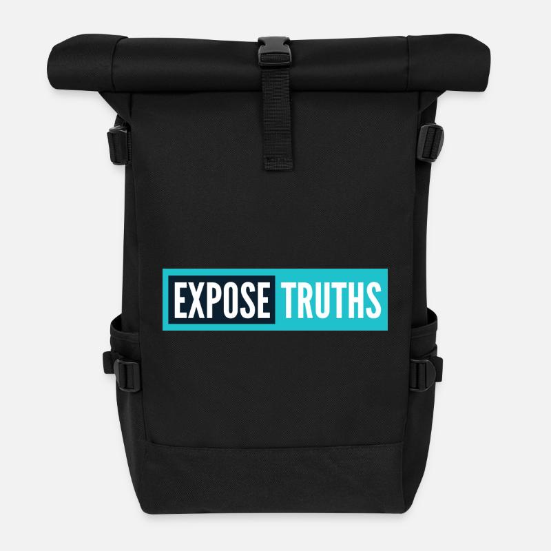 Révéler les vérités - Sac à dos roll top - noir