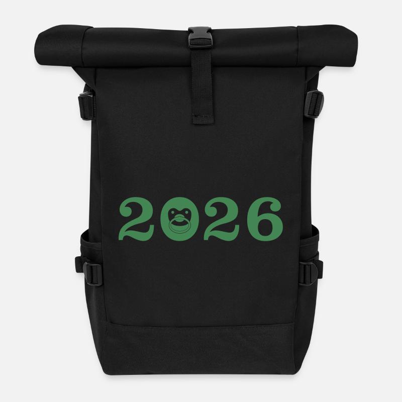 Baby 2026 - Rolltop Rucksack - Schwarz