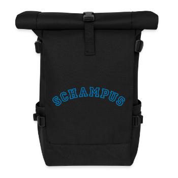 Schampus - Rolltop Rucksack - Schwarz - Vorne