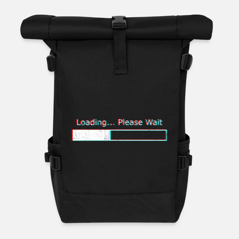 Loading Please wait - Roll Top Backpack - black