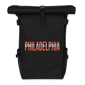 Philadelphia - Rolltop Rucksack - Schwarz - Vorne
