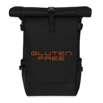 Gluten Free - Roll Top Backpack - black - Front