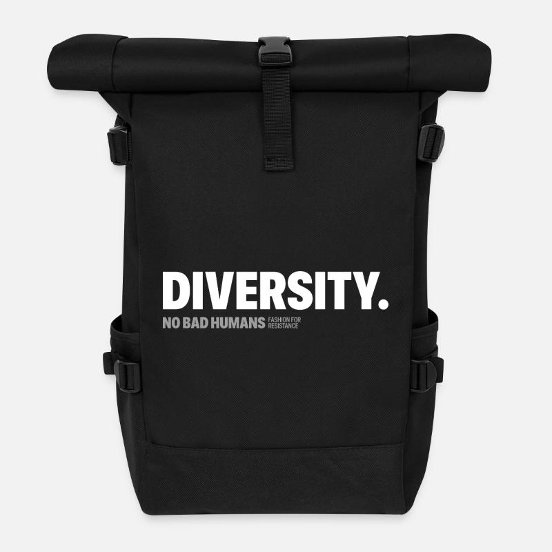 Diversity - Rolltop Rucksack - Schwarz