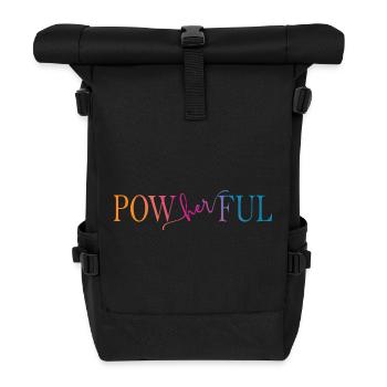 Powherful Frauenrechte - Rolltop Rucksack - Schwarz - Vorne