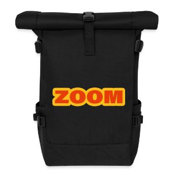 Zoom - Roll Top Backpack - black - Front