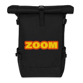 Zoom - Roll Top Backpack - black - Front