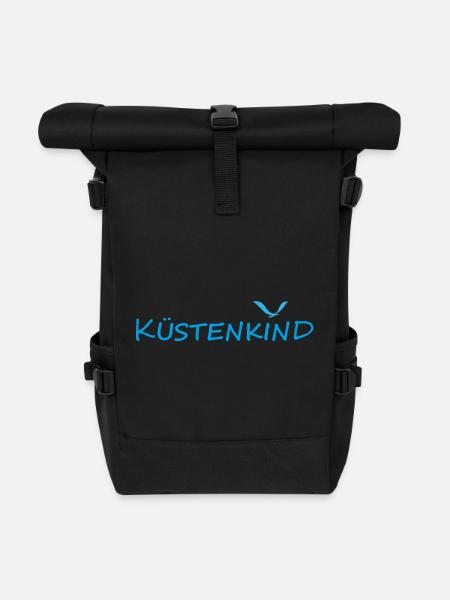KÜSTENKIND - Rolltop Rucksack - Schwarz