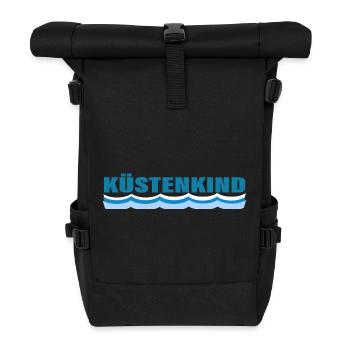 Coastal Child - Roll Top Backpack - black - Front