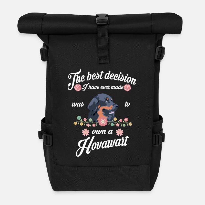 Hovawart - Rolltop Rucksack - Schwarz