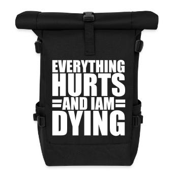Dying Sport - Roll Top Backpack - black - Front