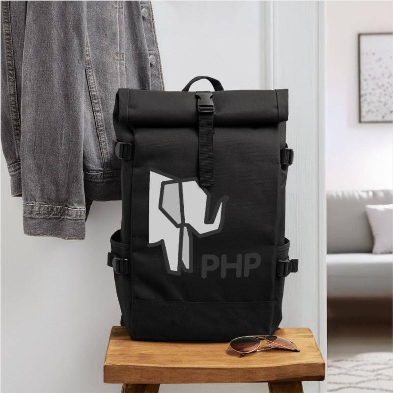 PHP Elefant Rolltop Rucksack