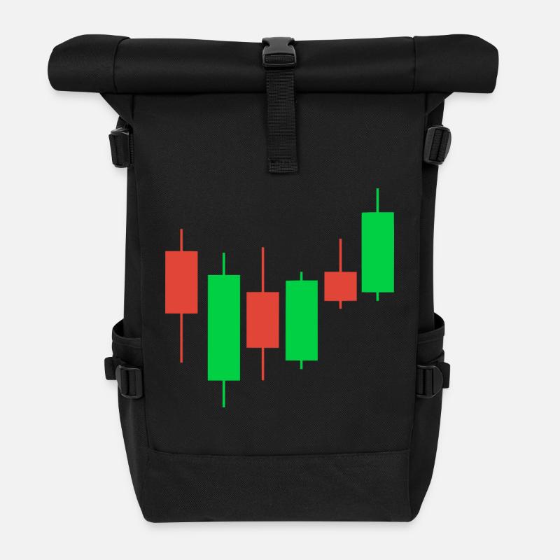 Krypto - Rolltop Rucksack - Schwarz
