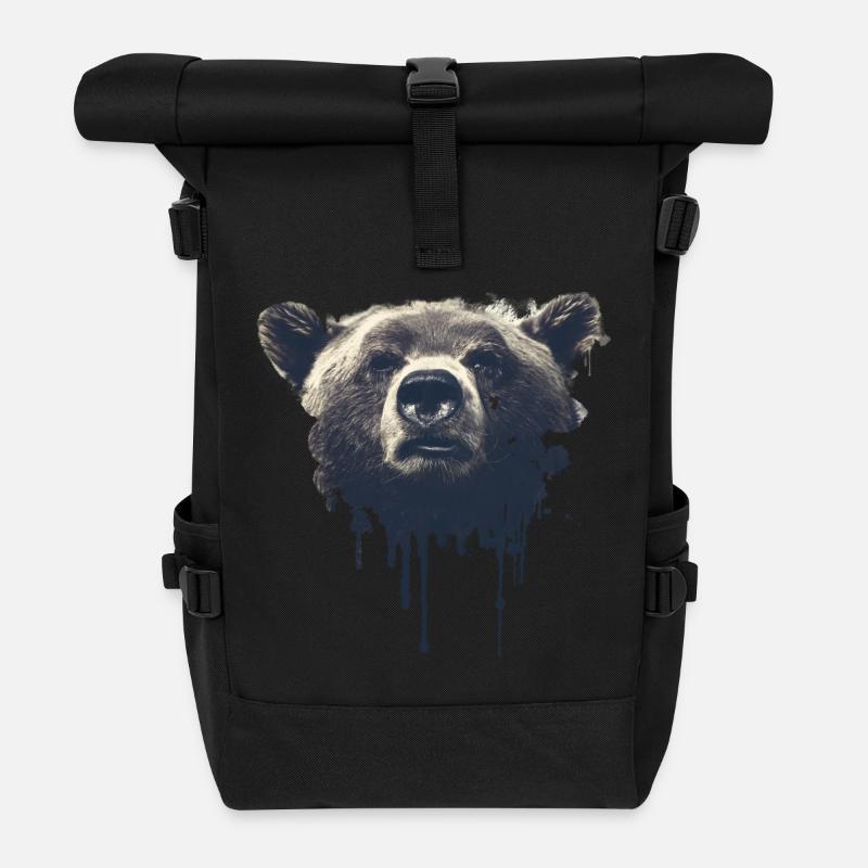 Grizzly - Rolltop Rucksack - Schwarz