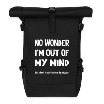 Pas étonnant - Sac à dos roll top - noir - Devant