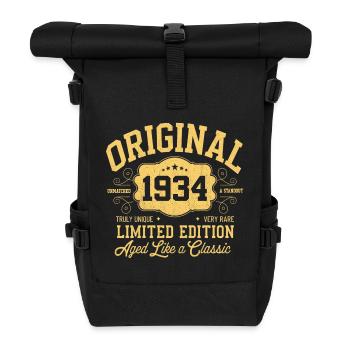 Original 1934 - 90th Birthday Classic Edition - Roll Top Backpack - black - Front
