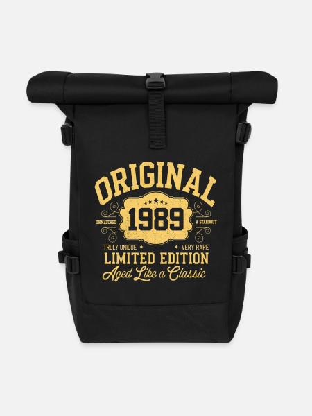 Original 1989 - Anniversaire 1989 Édition classique - Sac à dos roll top - noir