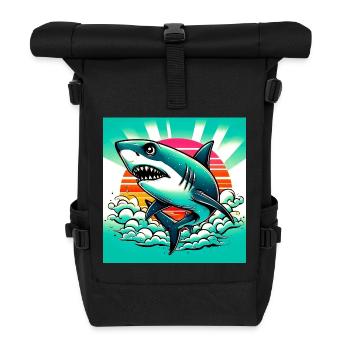 Hai - Rolltop Rucksack - Schwarz - Vorne