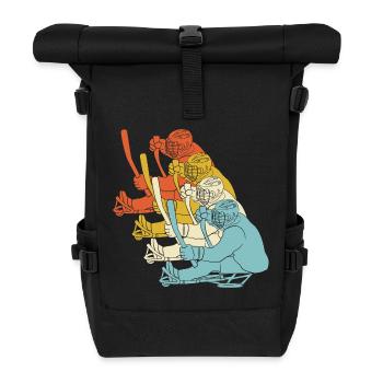 Para Handicap Eishockey - Rolltop Rucksack - Schwarz - Vorne