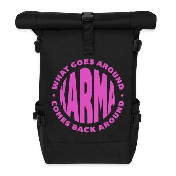 Karma - Rolltop Rucksack - Schwarz - Vorne