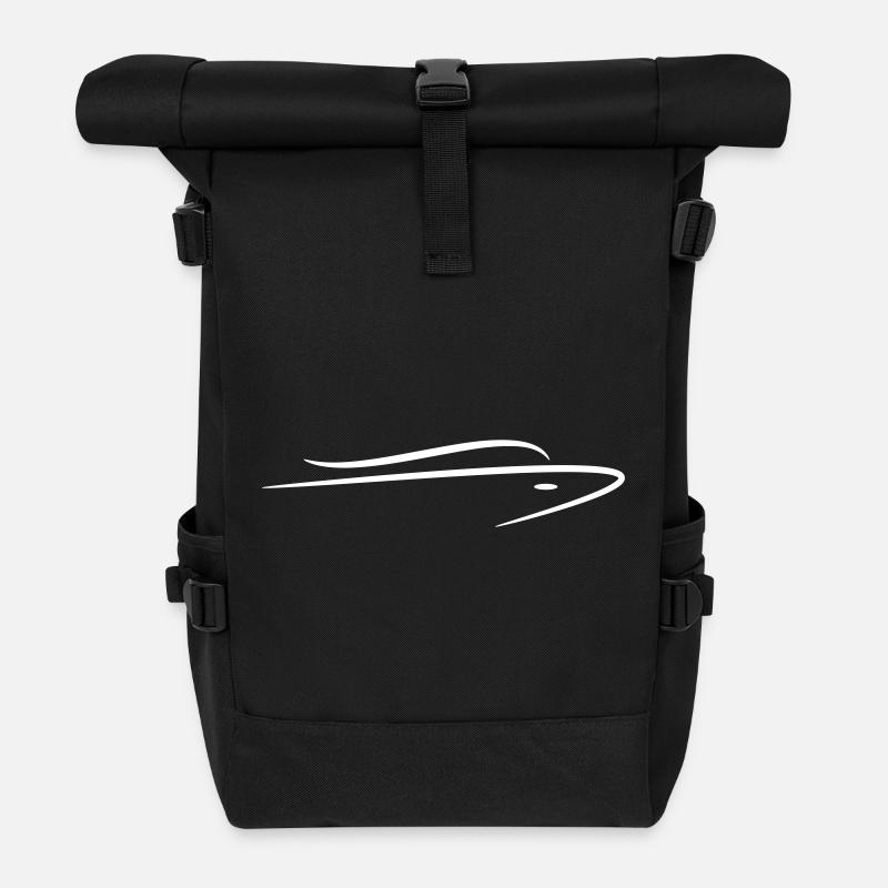 Boot - Rolltop Rucksack - Schwarz
