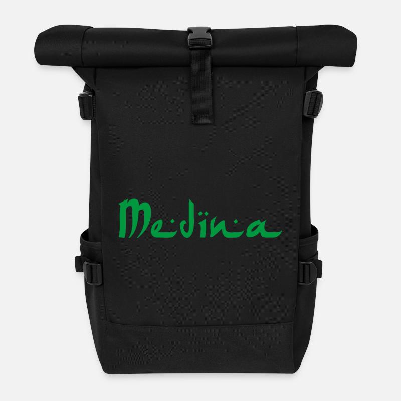 Medina - Rolltop Rucksack - Schwarz
