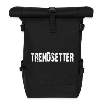 TRENDSETTER - Rolltop Rucksack - Schwarz - Vorne
