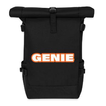 GÉNIE - Sac à dos roll top - noir - Devant