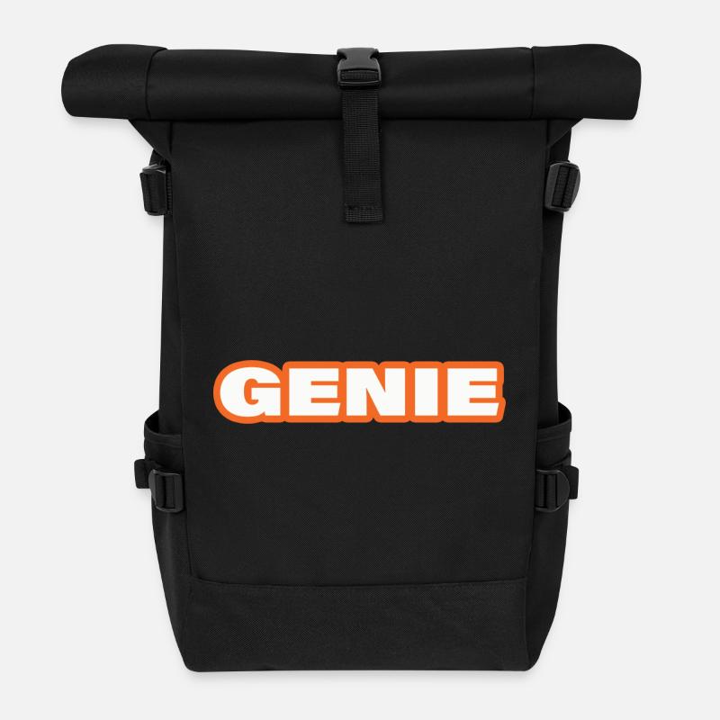 GENIE - Rolltop Rucksack - Schwarz