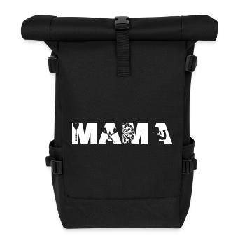 Dart Master Retro Sunset Pub Sports Board - Rolltop Rucksack - Schwarz - Vorne