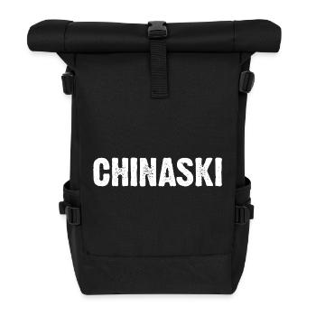 Chinaski  - Roll Top Backpack - black - Front