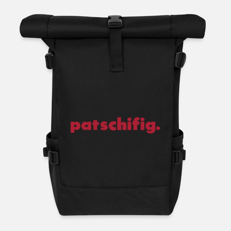 patschifig. - Rolltop Rucksack - Schwarz