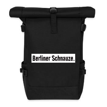 Chemise à museau de Berlin Simple Capitole - Sac à dos roll top - noir - Devant